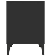 Nachttisch Schwarz 40x35x50 cm