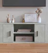 TV-Schrank Betongrau 100x35x40 cm Holzwerkstoff