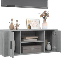 TV-Schrank Grau Sonoma 100x35x40 cm Holzwerkstoff