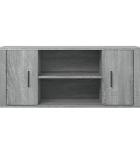 TV-Schrank Grau Sonoma 100x35x40 cm Holzwerkstoff