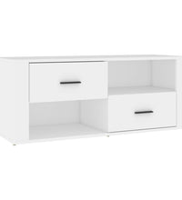 TV-Schrank Weiß 100x35x40 cm Holzwerkstoff