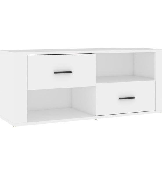 TV-Schrank Weiß 100x35x40 cm Holzwerkstoff