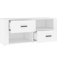 TV-Schrank Weiß 100x35x40 cm Holzwerkstoff