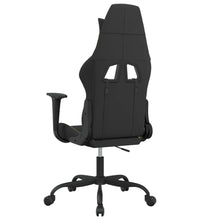 Gaming-Stuhl Schwarz und Hellgrün Stoff