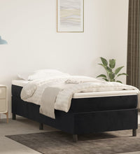 Bettgestell Schwarz 90x190 cm Samt