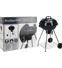 ProGarden Grill mit Rädern Schwarz