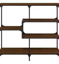 Konsolentisch Braun Eichen-Optik 103x32x95 cm Holzwerkstoff