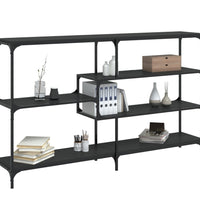 Konsolentisch Schwarz 160x32x95 cm Holzwerkstoff
