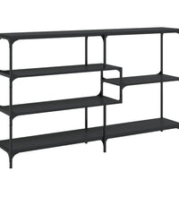 Konsolentisch Schwarz 160x32x95 cm Holzwerkstoff