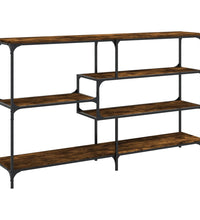 Konsolentisch Räuchereiche 160x32x95 cm Holzwerkstoff