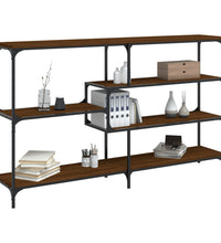 Konsolentisch Braun Eichen-Optik 160x32x95 cm Holzwerkstoff
