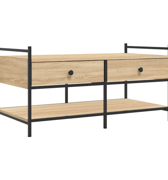 Couchtisch Sonoma-Eiche 99x50x50 cm Holzwerkstoff