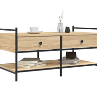 Couchtisch Sonoma-Eiche 99x50x50 cm Holzwerkstoff