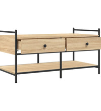 Couchtisch Sonoma-Eiche 99x50x50 cm Holzwerkstoff