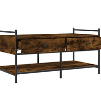 Couchtisch Räuchereiche 99x50x50 cm Holzwerkstoff