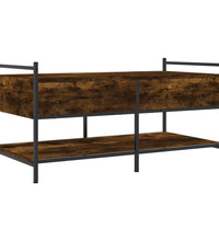 Couchtisch Räuchereiche 99x50x50 cm Holzwerkstoff