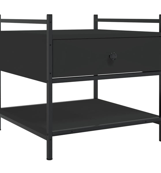 Couchtisch Schwarz 50x50x50 cm Holzwerkstoff