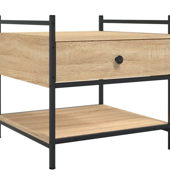 Couchtisch Sonoma-Eiche 50x50x50 cm Holzwerkstoff