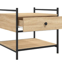 Couchtisch Sonoma-Eiche 50x50x50 cm Holzwerkstoff