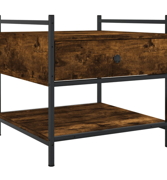 Couchtisch Räuchereiche 50x50x50 cm Holzwerkstoff