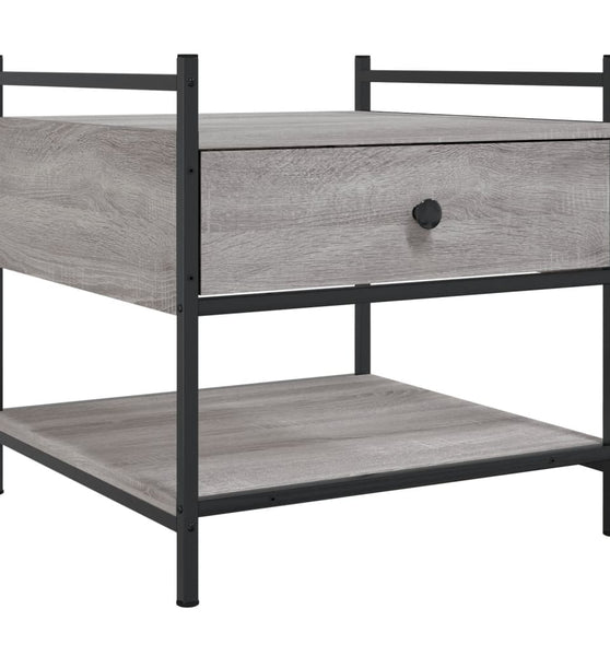 Couchtisch Grau Sonoma 50x50x50 cm Holzwerkstoff
