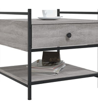 Couchtisch Grau Sonoma 50x50x50 cm Holzwerkstoff