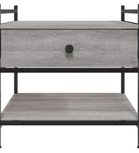 Couchtisch Grau Sonoma 50x50x50 cm Holzwerkstoff