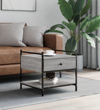 Couchtisch Grau Sonoma 50x50x50 cm Holzwerkstoff