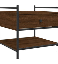 Couchtisch Braun Eichen-Optik 50x50x50 cm Holzwerkstoff