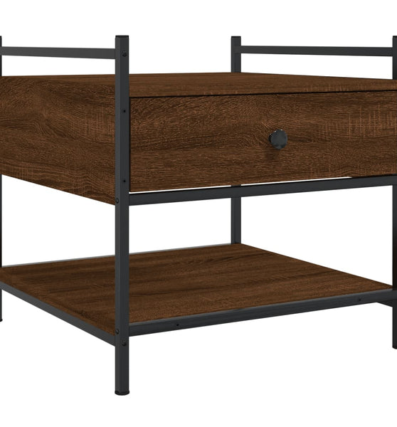 Couchtisch Braun Eichen-Optik 50x50x50 cm Holzwerkstoff