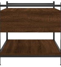 Couchtisch Braun Eichen-Optik 50x50x50 cm Holzwerkstoff