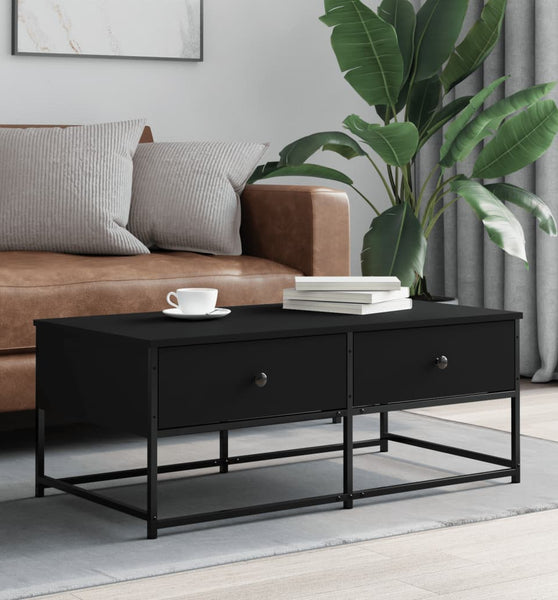 Couchtisch Schwarz 100x51x40 cm Holzwerkstoff