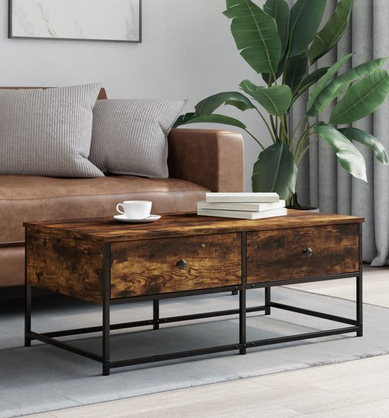 Couchtisch Räuchereiche 100x51x40 cm Holzwerkstoff