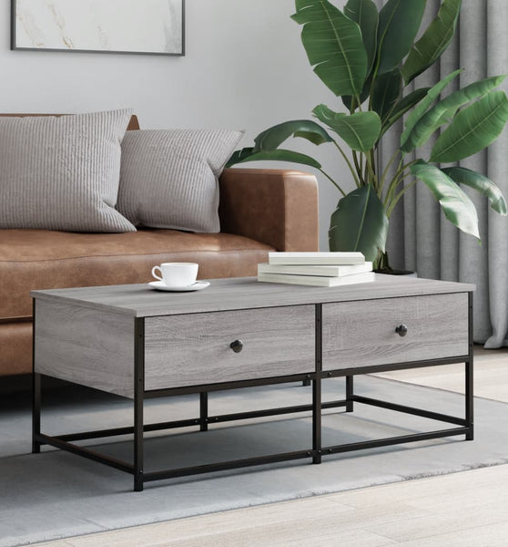 Couchtisch Grau Sonoma 100x51x40 cm Holzwerkstoff