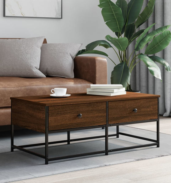 Couchtisch Braun Eichen-Optik 100x51x40 cm Holzwerkstoff