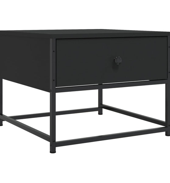 Couchtisch Schwarz 51x51x40 cm Holzwerkstoff