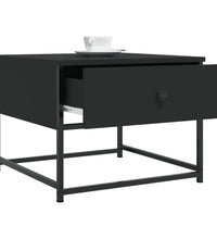 Couchtisch Schwarz 51x51x40 cm Holzwerkstoff