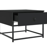 Couchtisch Schwarz 51x51x40 cm Holzwerkstoff