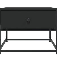 Couchtisch Schwarz 51x51x40 cm Holzwerkstoff