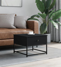 Couchtisch Schwarz 51x51x40 cm Holzwerkstoff