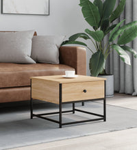 Couchtisch Sonoma-Eiche 51x51x40 cm Holzwerkstoff
