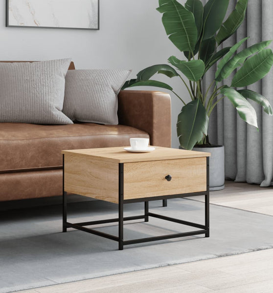 Couchtisch Sonoma-Eiche 51x51x40 cm Holzwerkstoff