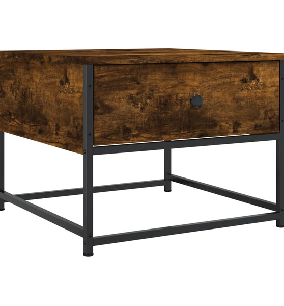 Couchtisch Räuchereiche 51x51x40 cm Holzwerkstoff