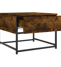 Couchtisch Räuchereiche 51x51x40 cm Holzwerkstoff