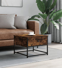 Couchtisch Räuchereiche 51x51x40 cm Holzwerkstoff