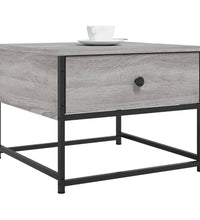 Couchtisch Grau Sonoma 51x51x40 cm Holzwerkstoff