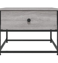 Couchtisch Grau Sonoma 51x51x40 cm Holzwerkstoff