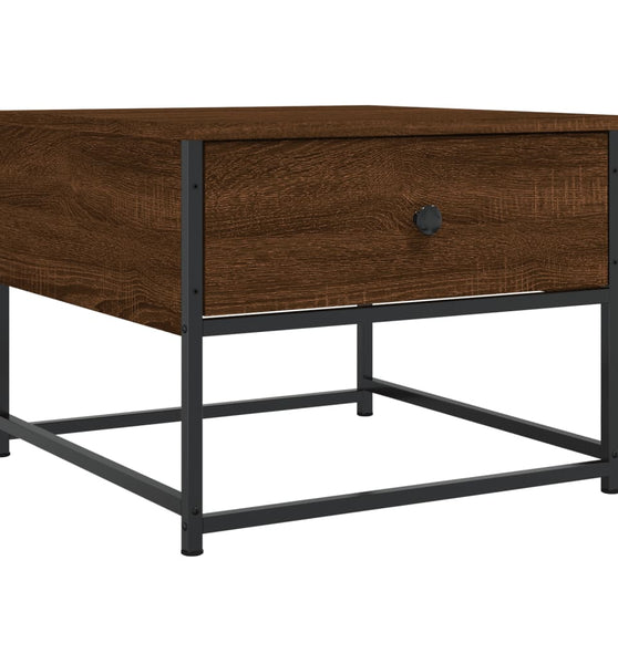 Couchtisch Braun Eichen-Optik 51x51x40 cm Holzwerkstoff