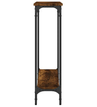 Konsolentisch Räuchereiche 75x22,5x75 cm Holzwerkstoff