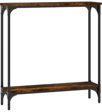 Konsolentisch Räuchereiche 75x22,5x75 cm Holzwerkstoff